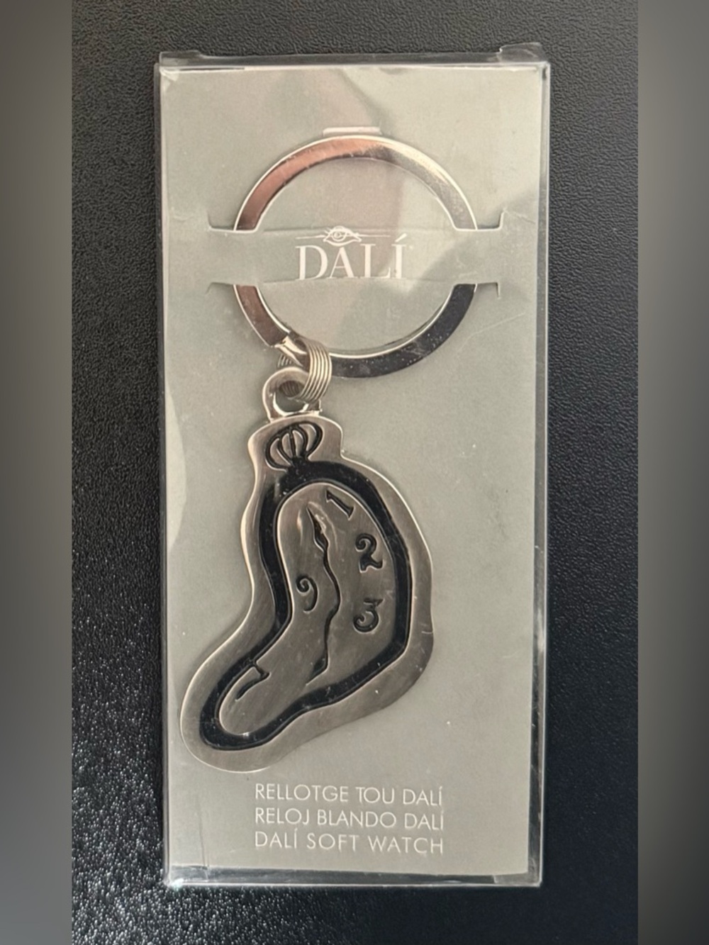 Brand New Salvator Dalí Melting Clock Keychain